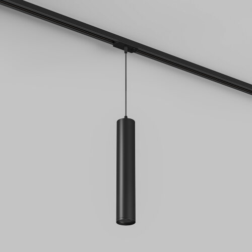 DK6210-BK Трековый светильник IP 20, 15 Вт, GU10, черный, алюминий. Фото 2