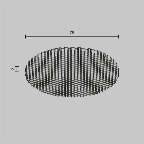 Светофильтр HoneyComb ⌀75мм для Focus Led 40Вт (Черный) - фото 3