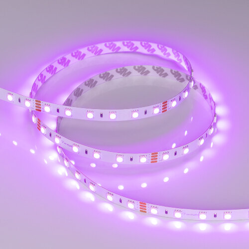 Светодиодная лента RT-B60-10mm 24V RGB (14.4 W/m, IP20, 5060, 50m) (Arlight, Открытый) - фото 7