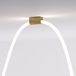 Накладные крепления для круглого гибкого неона Full light латунь FL 28100 (070758)