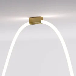 Накладные крепления для круглого гибкого неона Full light латунь FL 28100 (070758)