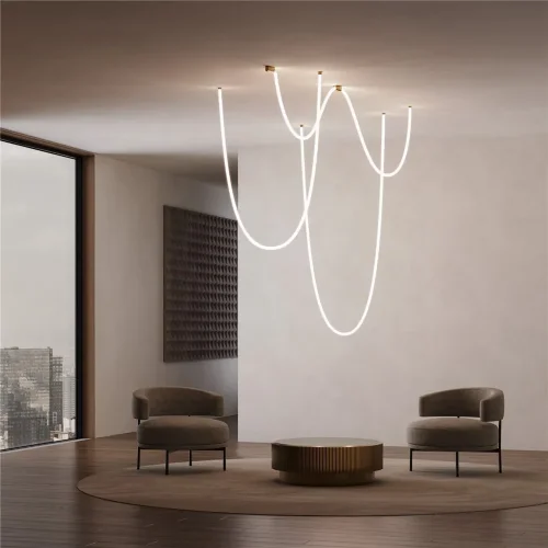 Накладные крепления для круглого гибкого неона Full light латунь FL 28100 - фото 6