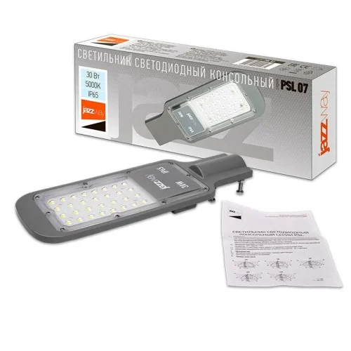 Светильник светодиодный PSL 07 30Вт 5000К IP65 AC180-260 уличный ДКУ Pro JazzWay 5041035 - фото 7