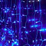 ULD-C3020-240-TTK BLUE-WHITE IP44 Занавес светодиодный с эффектом мерцания, 3х2м, Соединяемый, 240 светодиодов, Белый и синий свет, Провод прозрачный, TM Uniel - фото 9