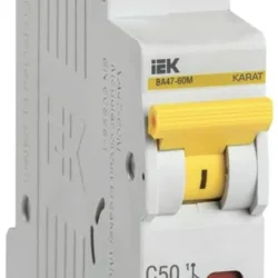 Выключатель автоматический модульный 1п C 50А 6кА ВА47-60M KARAT IEK MVA31-1-050-C