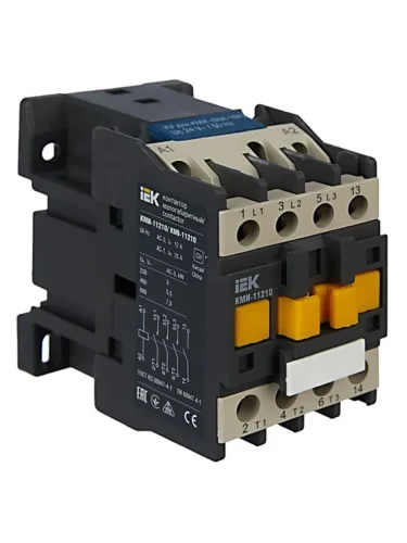 Контактор КМИ-11210 12А 24В/АС3 1НО KARAT IEK KKM11-012-024-10 - фото 2
