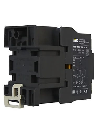 Контактор КМИ-11210 12А 24В/АС3 1НО KARAT IEK KKM11-012-024-10 - фото 7