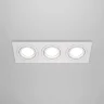Встраиваемый светильник Atom GU10 3x10Вт (Белый) - фото 11