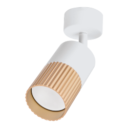 Светильник WOLTA WSL-GU10/S18WG под лампу GU10 Белый / золотой DUO