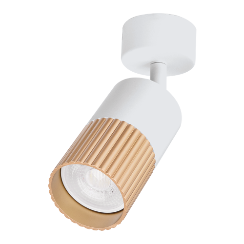 Светильник WOLTA WSL-GU10/S18WG под лампу GU10 Белый / золотой DUO - фото 4.