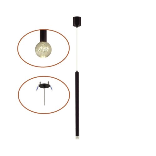 Подвес «ODEON LIGHT» 4373/3LA, серия: FIANO (крепление на планке; встраиваемый). Фото 1.