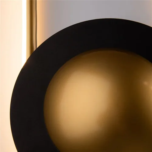 Настенный светильник (бра) Link 3000К 16Вт (Черный и Латунь) - фото 2