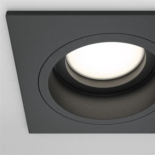 Встраиваемый светильник Atom GU10 10Вт (Черный) - фото 3