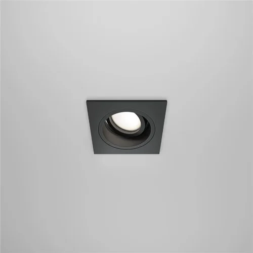 Встраиваемый светильник Atom GU10 10Вт (Черный) - фото 4