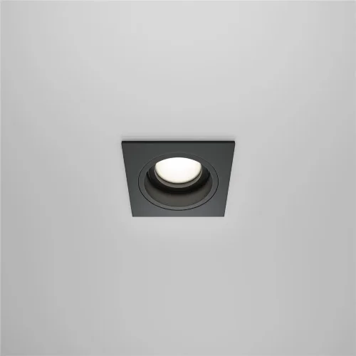 Встраиваемый светильник Atom GU10 10Вт (Черный) - фото 5