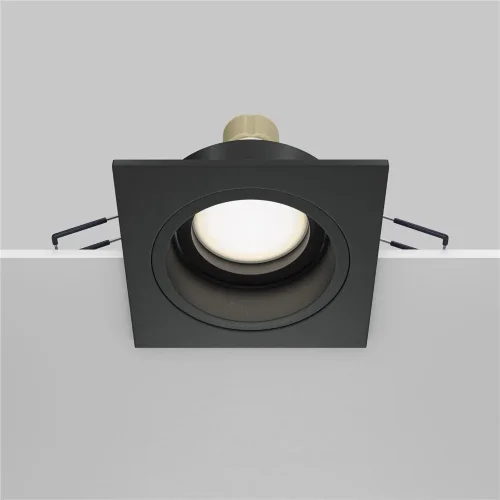 Встраиваемый светильник Atom GU10 10Вт (Черный) - фото 6