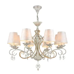 Люстра Monile E14x6 (Белый с Золотом)