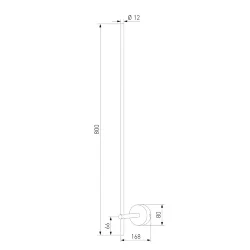 Светильник настенный светодиодный Fine LED 3000К 40132/LED черный жемчуг (067492)