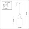 Подвес «ODEON LIGHT» 4087/1, серия: BOLLI. Фото 2.