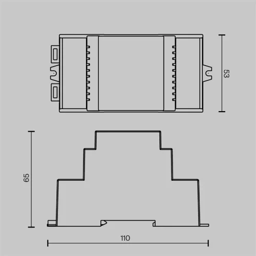 Релейный модуль DALI DT7 четырёхканальный 4x12A DIN (Белый) - фото 3