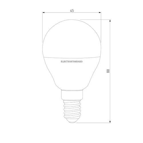 Светодиодная лампа Mini Classic LED 9W 4200K E14 BLE1443 - фото 2