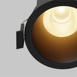 Встраиваемый светильник Омут+ / Dip 15 Вт 2700 К 50° (Черный) DL118-15W-2.7K-B