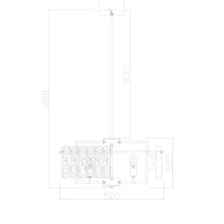 Люстра Базилика / Basilica (Никель) FR5166PL-06N