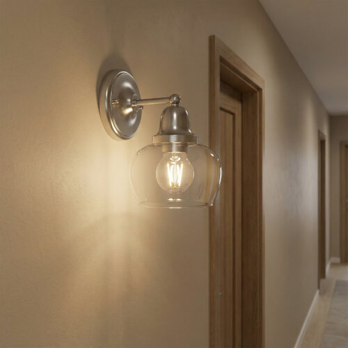 LED-G45-9W-3000K-E27-CL PLS02WH Лампа светодиодная, Форма шар, прозрачная, Серия Sky, Теплый белый свет 3000К. - фото 2