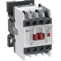 Контактор КМ-103 9А кат. 24В AC 1НО+1НЗ AC-3 DEKraft 22100DEK