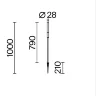 Ландшафтный светильник Outdoor O510FL-L3B3K1 (Черный) O510FL-L3B3K1 - фото 3