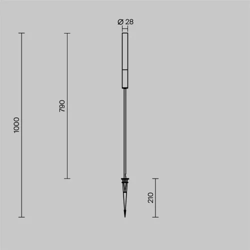 Ландшафтный светильник Outdoor O510FL-L3B3K1 (Черный) O510FL-L3B3K1 - фото 9