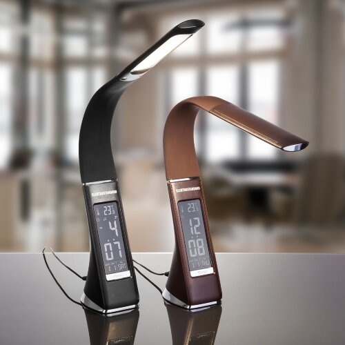 Настольный светодиодный светильник Elara коричневый - Фото 2