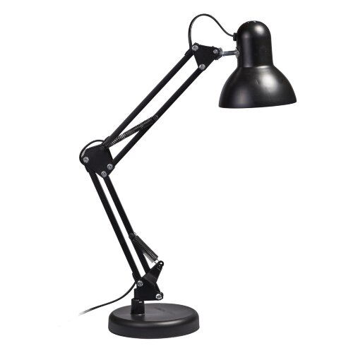 TLI-221 BLACK E27 Светильник настольный, Цоколь Е27, 60W, Механический выключатель, Черный - фото 1
