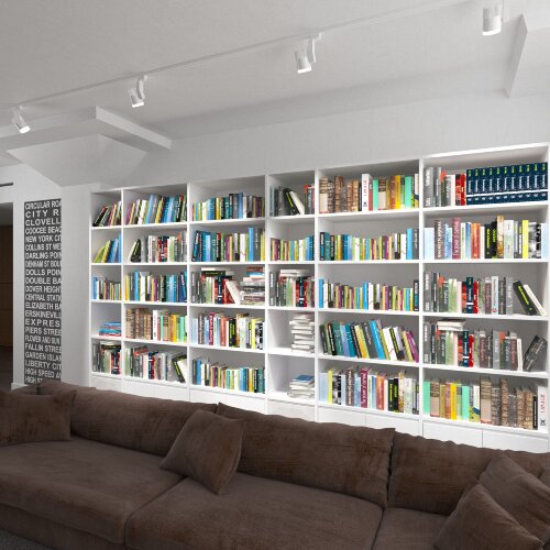 Трековый светодиодный светильник для однофазного шинопровода Accord Белый 20W 4200K - Фото 3