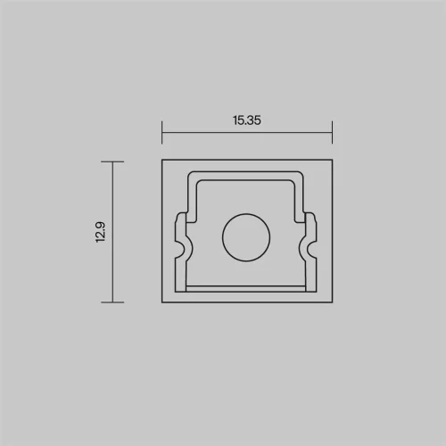 Комплект заглушек (для профиля 26×30) 2 шт., ALM-2630-EC 642053 (Белый) - фото 6