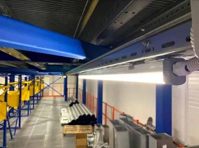 1.2m 36W/4000K (=1x36W) IP65 1200mm Серый 3700Lm 25000h - Светодиодный светильник ECO CLASS SLIM DP LEDVANCE. Фото 6