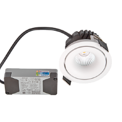 Светильник  встраиваемый наклонный , серия MINI COMBO, Белый, 8Вт, IP20, Теплый белый , DL-MINI-0801-38-WH-8-WW 006239