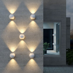 Diver белый уличный настенный светодиодный светильник 1566 TECHNO LED (038537)