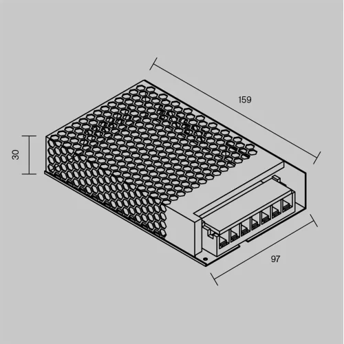 Источник напряжения PSL002 12В 150Вт IP 20 811009 (Серебро) - фото 4
