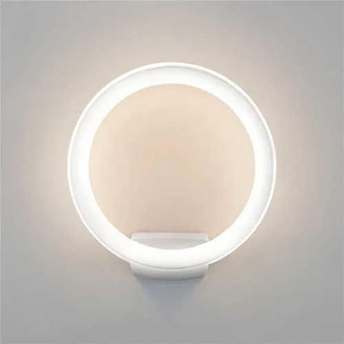 Уличный настенный светодиодный светильник Ring IP54 1710 TECHNO LED белый - фото 4