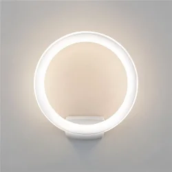 Уличный настенный светодиодный светильник Ring IP54 1710 TECHNO LED белый (054931)