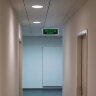 ULR-Q411 1W GREEN-SILVER ВЫХОД-EXIT Светильник светодиодный аварийного освещения с встроенным аккумулятором, AC-DС, Дневной свет 6500K, Корпус серебристый. - фото 10