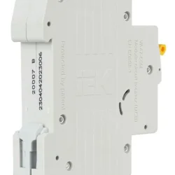 Выключатель автоматический модульный 1п B 6А 6кА ВА47-60M KARAT IEK MVA31-1-006-B