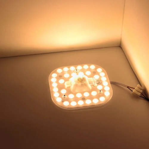 Светодиодный модуль 145x145mm JH-MZ-S18 ARM21 (220V, 18W, warm white) - фото I