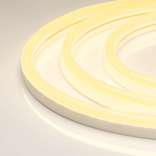 Светодиодная лента герметичная MOONLIGHT-SIDE-X336-12x24mm 230V Warm2700 (11 W/m, IP65, 50m, wire x1) (Arlight, Грибовидная форма) - фото 1