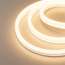 Светодиодная лента герметичная MOONLIGHT-SIDE-Х336-12х24mm 230V Warm2700 (11 W/m, IP65, 50m, wire х1) (Arlight, Грибовидная форма) 055520