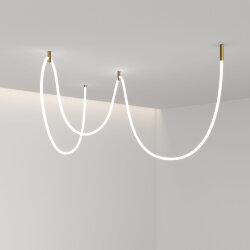 Потолочное крепление для круглого гибкого неона Full light латунь FL 2880 латунь