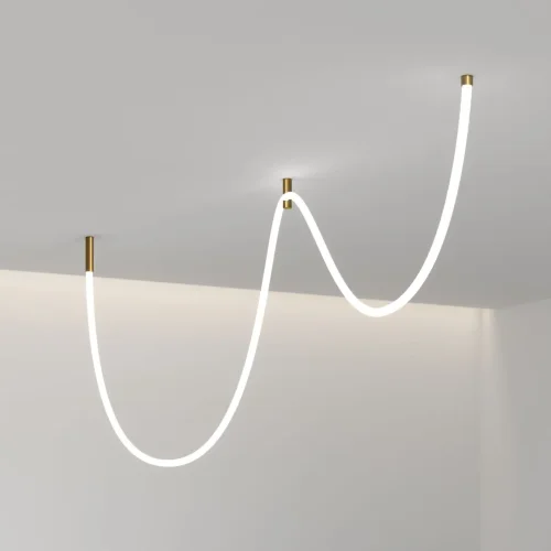 Потолочное крепление для круглого гибкого неона Full light латунь FL 2880 латунь - фото 6