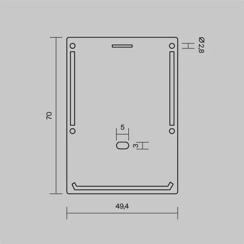 Комплект заглушек (для профиля ALM-5070-S-2M) 2 шт., ALM-5070-S-EC (Серебро) 642095 - фото 6