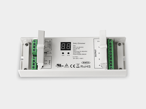 'Dali диммер универсальный для лент 4х8А, DALI-DT6-GR4. Фото 4